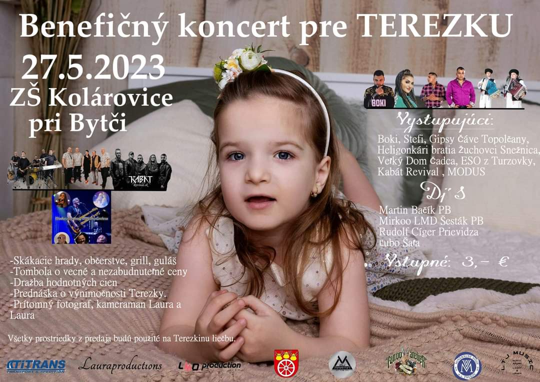 Benefičný koncert pre Terezku