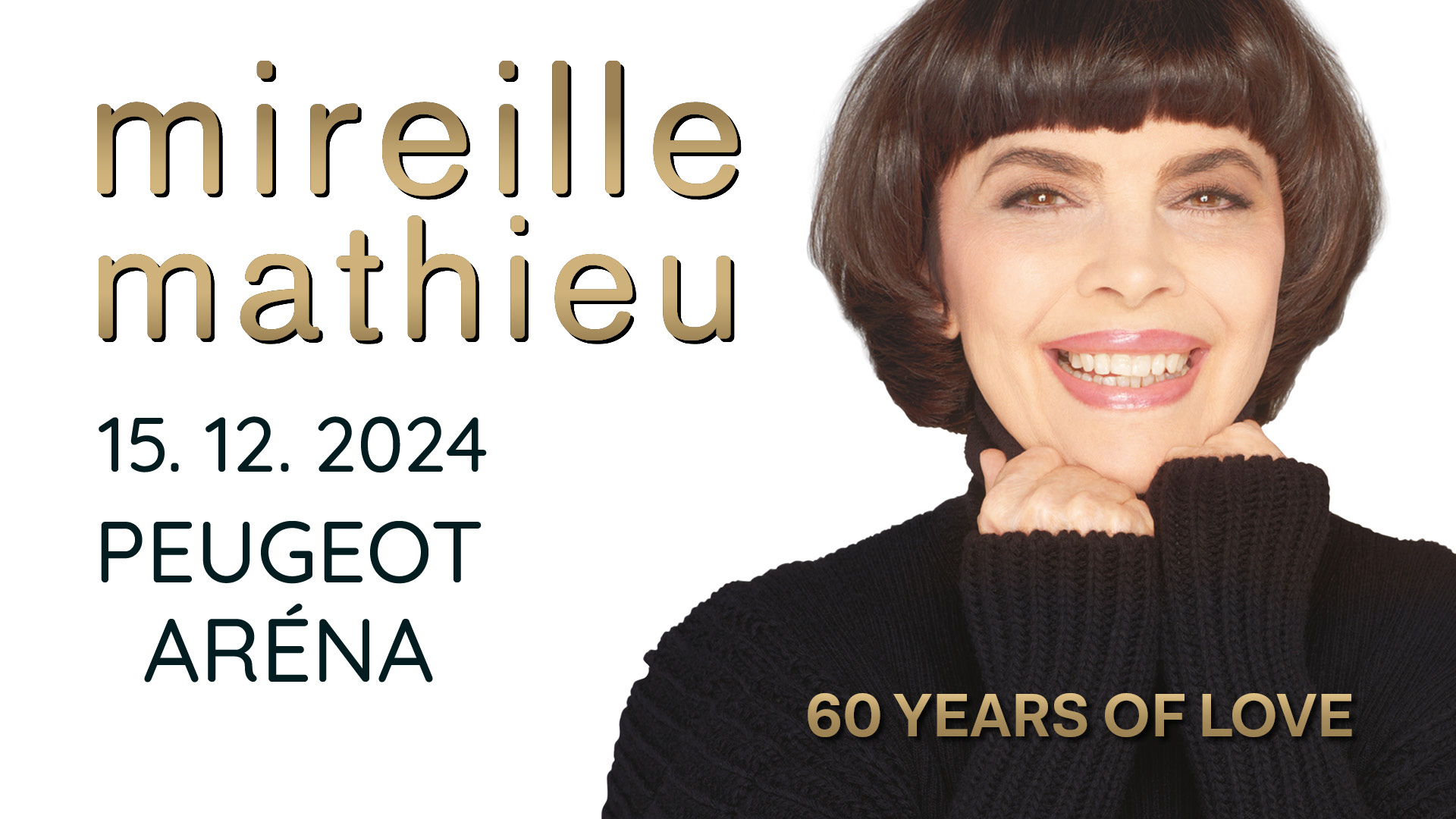 Legenda Mireille Mathieu navštívi v rámci turné 60 rokov lásky aj Bratislavu a teší sa na jej vianočnú atmosféru!